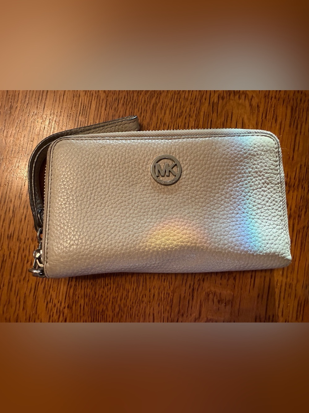 Michael Kors Fulton Leather Wristlet
